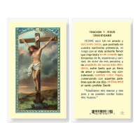 25pk - Oracion A Jesus Crucificado Laminated Holy Card Pk 25