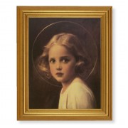 10" x 12" Gold Leaf Finish Beveled Frame with 8" x 10" Mary Most Holy Textured Art