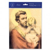 3pk - 8" x 10" Chambers: St. Joseph with Crying Jesus Print  (sold in inc. of 3)