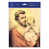 3pk - 8" x 10" Chambers: St. Joseph with Crying Jesus Print  (sold in inc. of 3)