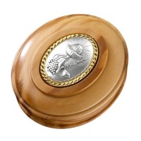 Communion Chalice Olive Wood Keepsake Box