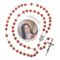 Rose Petal Rosary Boxed