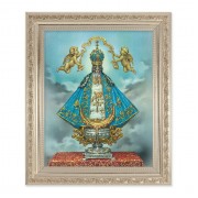 10" x 12" Ornate Silver Frame with a Virgen de San Juan Print