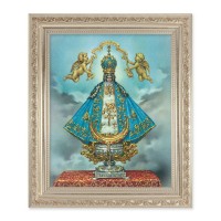 10" x 12" Ornate Silver Frame with a Virgen de San Juan Print