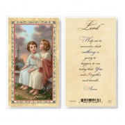 25pk - Lord Help Me To Remember Gold Stamped Laminated Holy Card  Pk 25