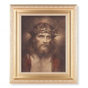 10 1/4" x 12 1/4" Satin Gold Frame with an 8" x 10" Chambers: Ecce Homo Print