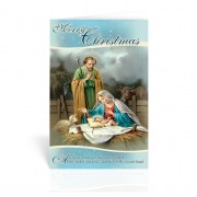 10pk - Nativity with a Stable Christmas Card  Sold in inc of 10