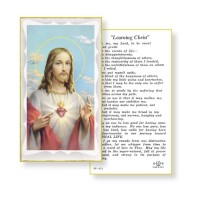 100pk - Sacred Heart of Jesus Learning Christ Prayer-Card