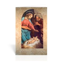10pk - Holy Family with Manger Christmas Greeting Cards Sold in inc of 10 10pk - Holy Family with Manger Christmas Greeting Cards Sold in inc of 10