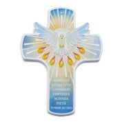 4" Confirmation Holy Spirit Resin Cross