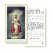 100pk - Infant of Prague Prayer-Card