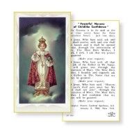 100pk - Infant of Prague Prayer-Card