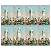 Our Lady of Fatima Eight-Up Micro Perforated Bulk Prayer-Cards  - 125 sheets (1000 total cards)