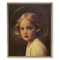 8" x 10" Gold Plaque Frame with a Chambers: Mary Most Holy Print