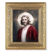 12 1/2" x 14 1/2" Ornate Gold Leaf Antique Frame with 8" x 10" Confide in Me Print