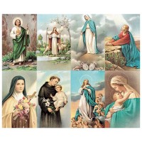 150F Series Assorted Eight-Up Micro Perforated Bulk Prayer-Cards  - 125 sheets (1000 total cards)