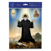 3pk - 8" x 10" Saint Charbel Print  (sold in inc. of 3)