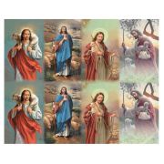 Aurora Good Shepherd Assorted Eight-Up Micro Perforated Holy Cards