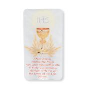 3 1/2" x 6 1/2" Communion Chalice Image on Pearlized White Plaque