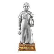 4" Pewter Statue St. Anthony Mary Claret Gift Boxed