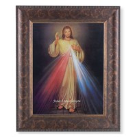 11 1/4" x 13 1/4" Art Deco Frame with an 8" x 10" Divine Mercy Print