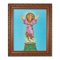 10" x 12" Ornate Wood Frame with an 8" x 10" Divino Nino Print