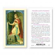 25pk - Oraicion A Santa Filomena Laminated Holy Card Pk 25