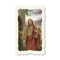 Christ Knocking At The Door Prayer-Card - 50 Pack