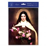 3pk - 8" x 10" St. Therese Print  (sold in inc. of 3)