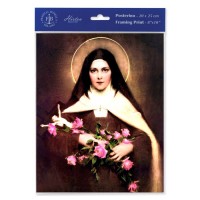 3pk - 8" x 10" St. Therese Print  (sold in inc. of 3)