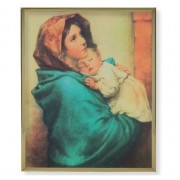 8" x 10" Gold Plaque Frame with a Ferruzzi: Madonna of the Street Print