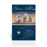 10pk - Nativity with a Magi Christmas Card  sold in inc of 10
