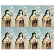 Saint Therese Eight-Up Micro Perforated Holy Cards