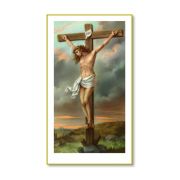 The Crucifixion Holy Card