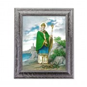 10 1/2" x 12 1/2" Grey Oak Finish Frame with an 8" x 10" St. Patrick Print 10 1/2" x 12 1/2" Grey Oak Finish Frame with an 8" x 10" St. Patrick Print