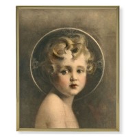 8" x 10" Gold Plaque Frame with a Chambers: Light of the World Print