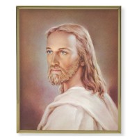 8" x 10" Gold Plaque Frame with a Head of Christ Print 8" x 10" Gold Plaque Frame with a Head of Christ Print