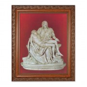 10" x 12" Ornate Wood Frame with an 8" x 10" The Pieta Print