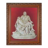 10" x 12" Ornate Wood Frame with an 8" x 10" The Pieta Print