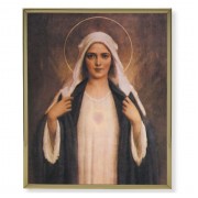 11" x 14" Gold Plaque Frame with a Chambers: Immaculate Heart of Mary Print