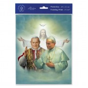3pk - 8" x 10" Saints John Paul II and John XXIII Print (sold in inc. of 3)