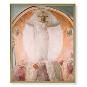 8" x 10" Gold Plaque Frame with a Transfiguration of Christ Print