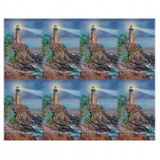 Aurora Light House Eight-Up Micro Perforated Bulk Prayer-Cards  - 125 sheets (1000 total cards)