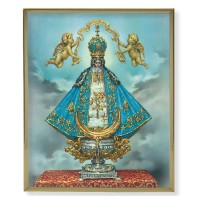 8" x 10" Gold Plaque Frame with a Virgen de San Juan
