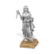 4 1/2" Pewter Saint Agatha Statue Gift Boxed