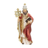 4" Cold Cast Resin Hand Painted Statue of Saint Gregory in a Deluxe Window Box 4" Cold Cast Resin Hand Painted Statue of Saint Gregory in a Deluxe Window Box