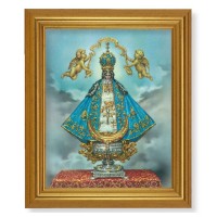 10" x 12" Gold Leaf Finish Beveled Frame with 8" x 10" Virgen de San Juan Textured Art