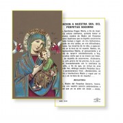 Nuestra Senora Del Perpetuo Socorro Prayer-Card
