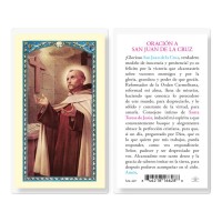 25pk - Oraicion A San Juan De La Cruz Laminated Holy Card Pk 25