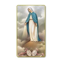 Our Lady of Grace with Miraculous Medal Prayer-Card Our Lady of Grace with Miraculous Medal Prayer-Card